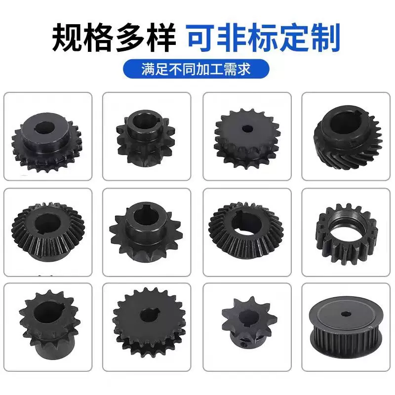 标准工业链轮现货供应 16A/1寸 20A/1.2寸 24A/1.5寸 28A/1.6寸