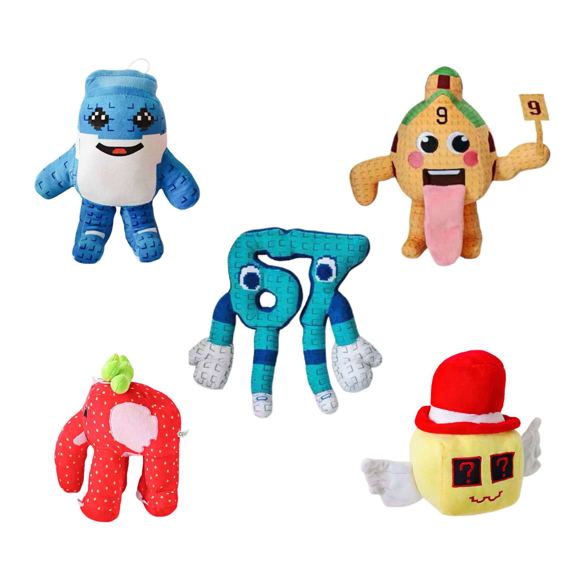 Cross-Border Wholesale Steal a Brainrot Game Peripheral Doll Cute No. 9 House Plush Toy in Stock