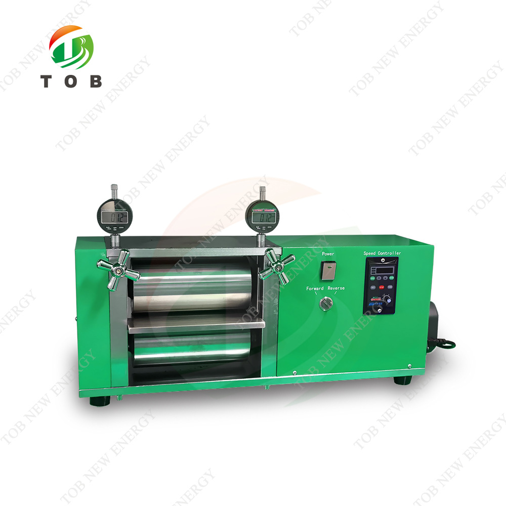 锂电池实验室设备电动立式对辊机电池材料辊压