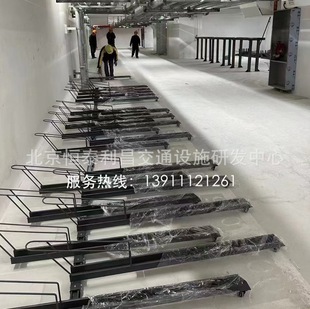 Beijing Carbon Steel Double-Layer Stereo Non-Motorized Vehicle Parking Rack Bicycle Parking Equipment Source Factory