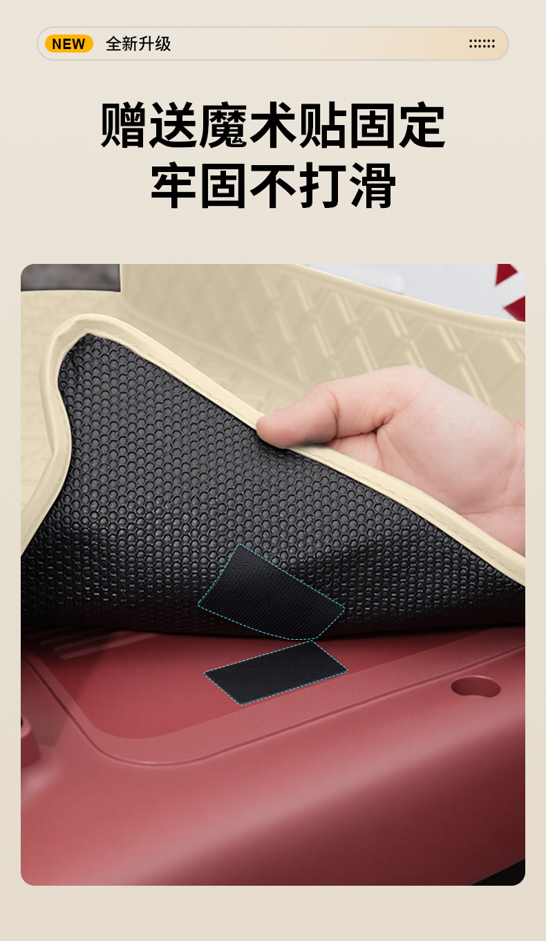 Suitable for Jinpeng Su7 Classic Version-B Electric Tricycle Foot Mat Jp800Dzk-16A Foot Mat Decorative Accessories