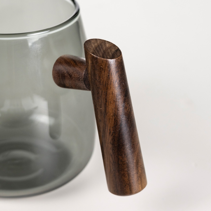 tetera de vidrio resistente a altas temperaturas doméstica de gran capacidad té hervidor de té con filtro de separación de té y agua té hervidor de té