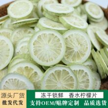 云南冻干香水柠檬片无籽冷泡水果茶奶茶店专用柠檬片烘培原料批发