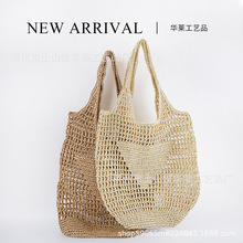 厂家批发草编包夏季旅行沙滩包编织包单肩包女时尚女士包包批发