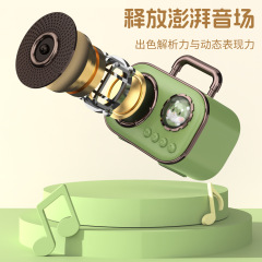 2024 New Bluetooth Speaker Mini Portable Radio Multifunctional Children's Karaoke Outdoor Digital Player