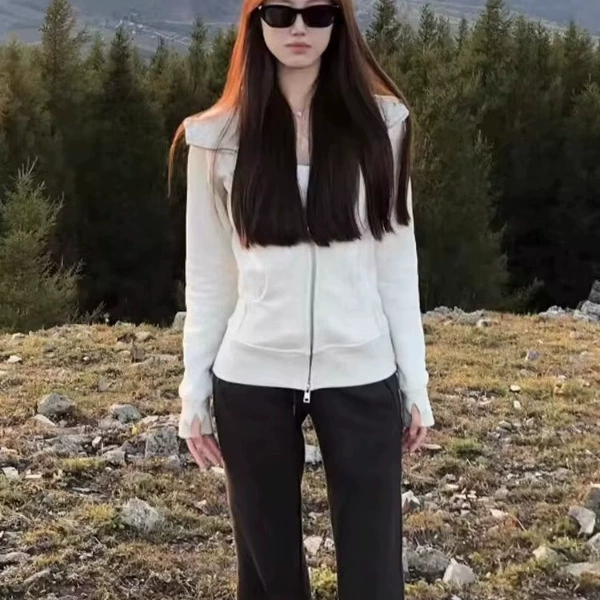 Осенний свитшот, весенняя короткая спортивная куртка, slim fit, городской стиль