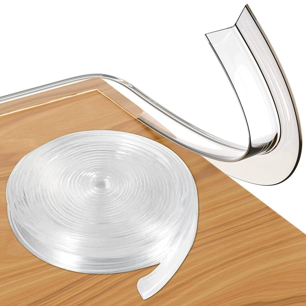 Детская прозрачная полоса защиты от столкновений ПВХ прозрачный мягкий детский столик угловой стеклянный журнальный столик бордюр коврик для стола