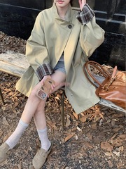 厂家直销爆款风衣女小个子2025新款春秋季英伦风感韩系外套