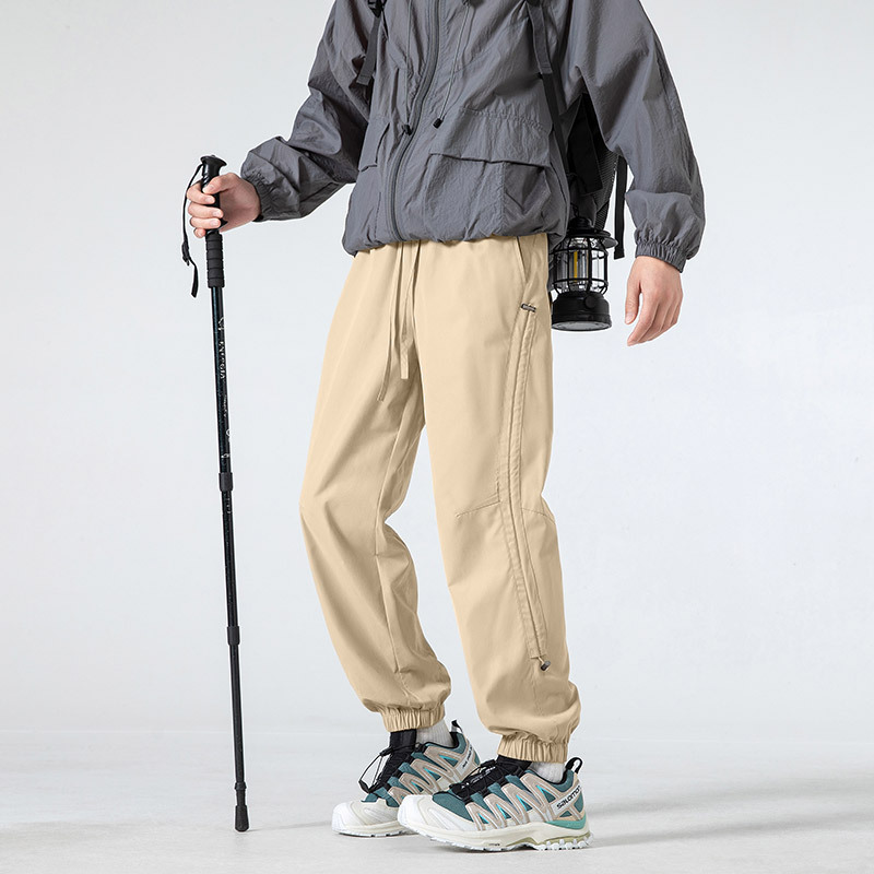 New Outdoor Hiking Quick-drying Hiking Pants Men's Waterproof Windproof Lightweight Leg Tooling Casual Charge Pants