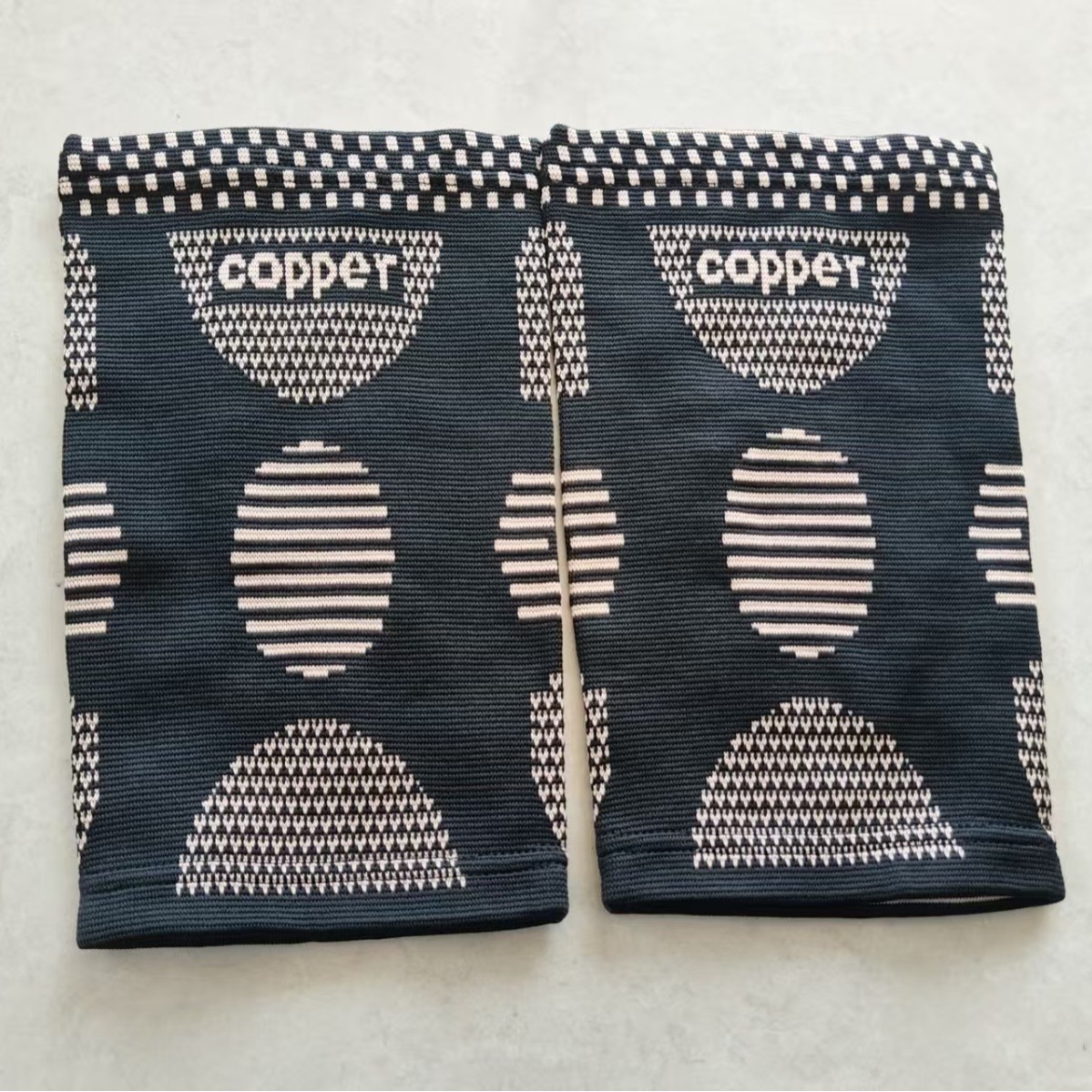 Protectores de rodilla y tobillo con iones de cobre, equipo de protección de nailon tejido con fibra de cobre, protectores de tobillo transpirables de compresión para deportes, fitness y correr