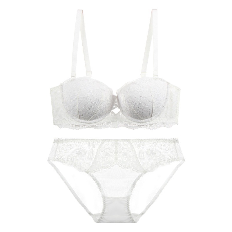 Sujetador Delgado push up ropa interior traje superior Soporte sexy encaje sujetador verano pequeño pecho push up chica sujetador traje