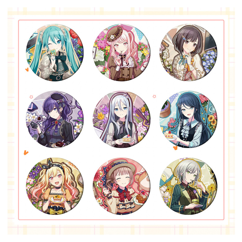 World Project Colorful Stage Game Merchandise Badge Pin Decoration Pendant