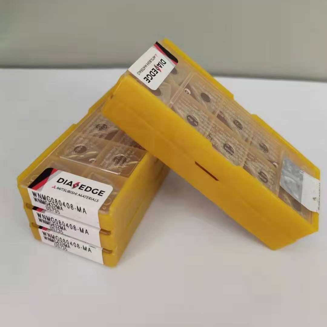 日本三菱硬质合金数控刀片 WNMG080408桃型刀粒刀头