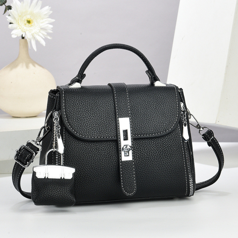 Exquisite Small Square Bag 2025 Summer New Versatile Handbag Simple Fashion Single Shoulder Crossbody Bag Cross-Border Bags
