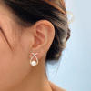 Advanced earrings, European style, high-quality style, wholesale, simple and elegant design