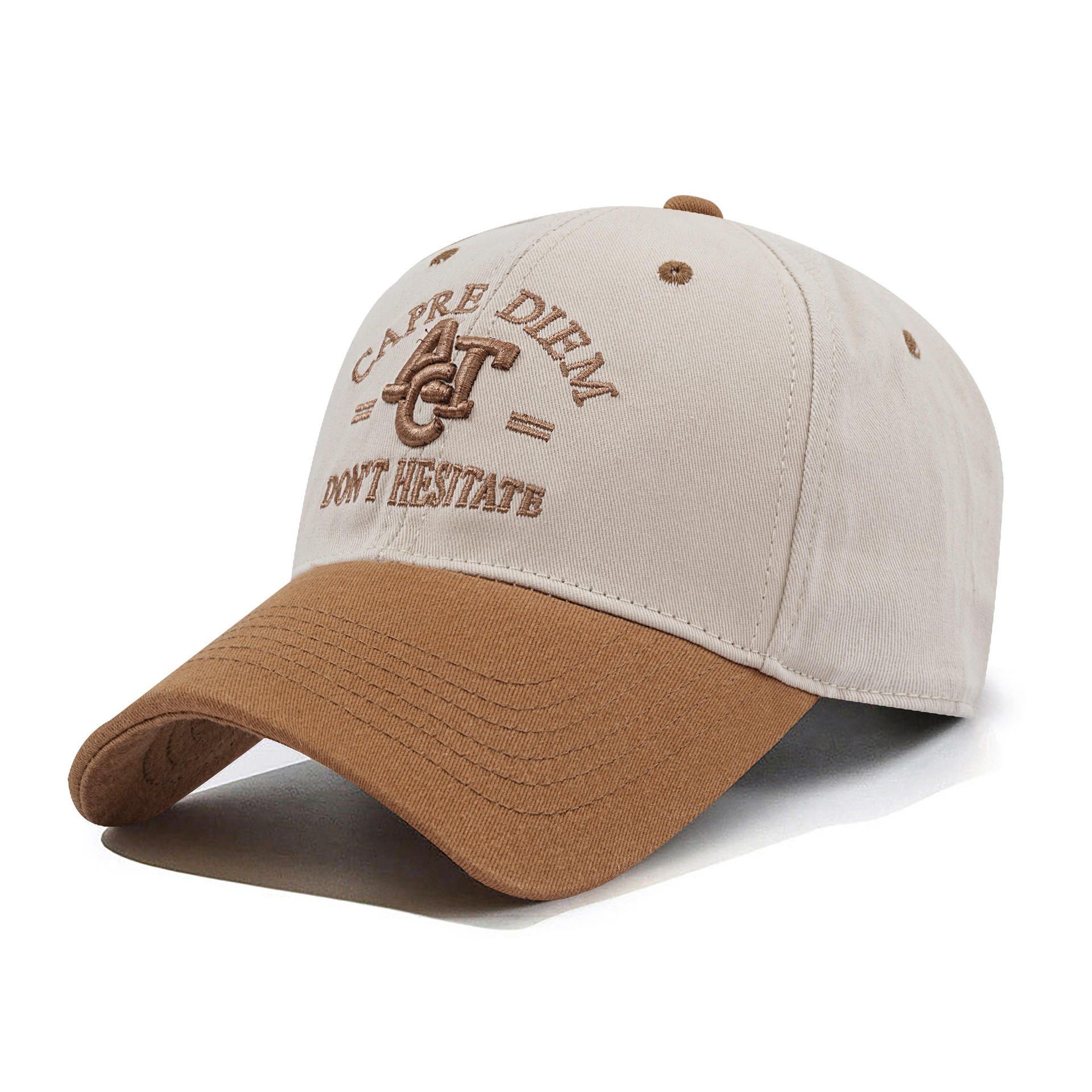 Nueva gorra de béisbol con circunferencia de cabeza grande, gorra de protección solar con letras bordadas tridimensionales, gorra de béisbol con aleros curvos a juego de colores para hombres