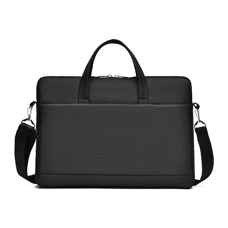 Bolso para portátil versátil y moderno para hombres y mujeres, bolso de hombro de negocios simple, maletín portátil ligero, personalización al por mayor