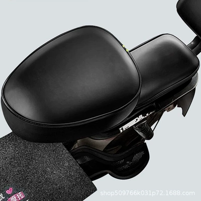 Seat Cushion Cover, Small Electric Car — Electric car cushion - waterproof-pure-black-front-seat-cover-rear-seat