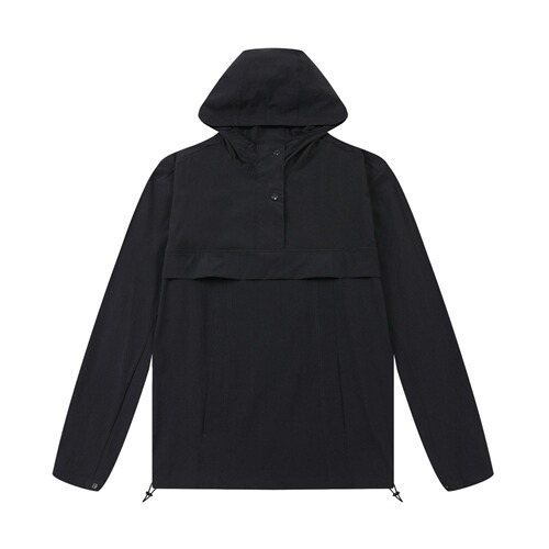Casual outdoor sports jacket for men mountaineering quick-drying waterproof storm coat hooded loose fitness running suit long sleeves
