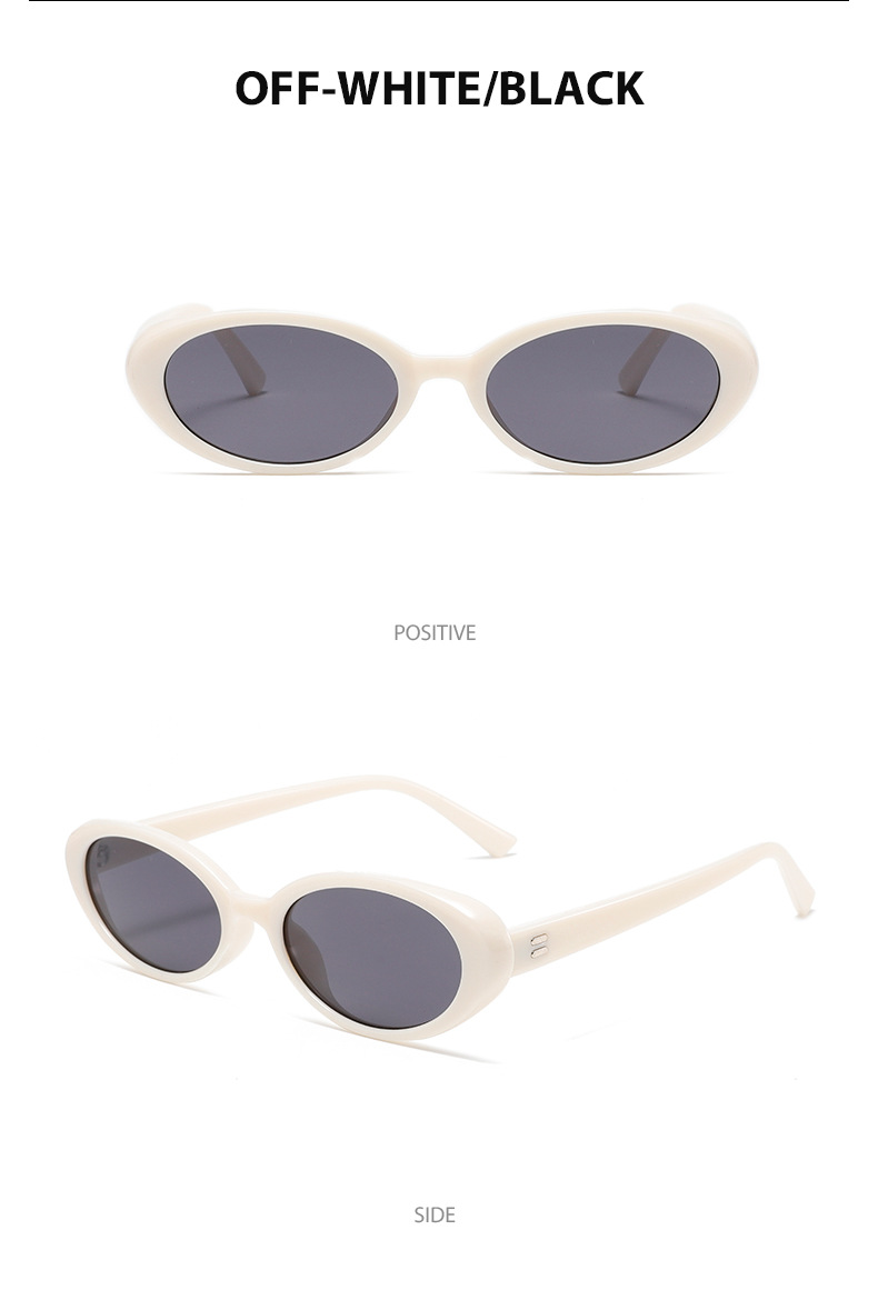 Solid Color Pattern Vacation Solid Color PC UV400 Protection Cat Eye Full Frame Women's Sunglasses