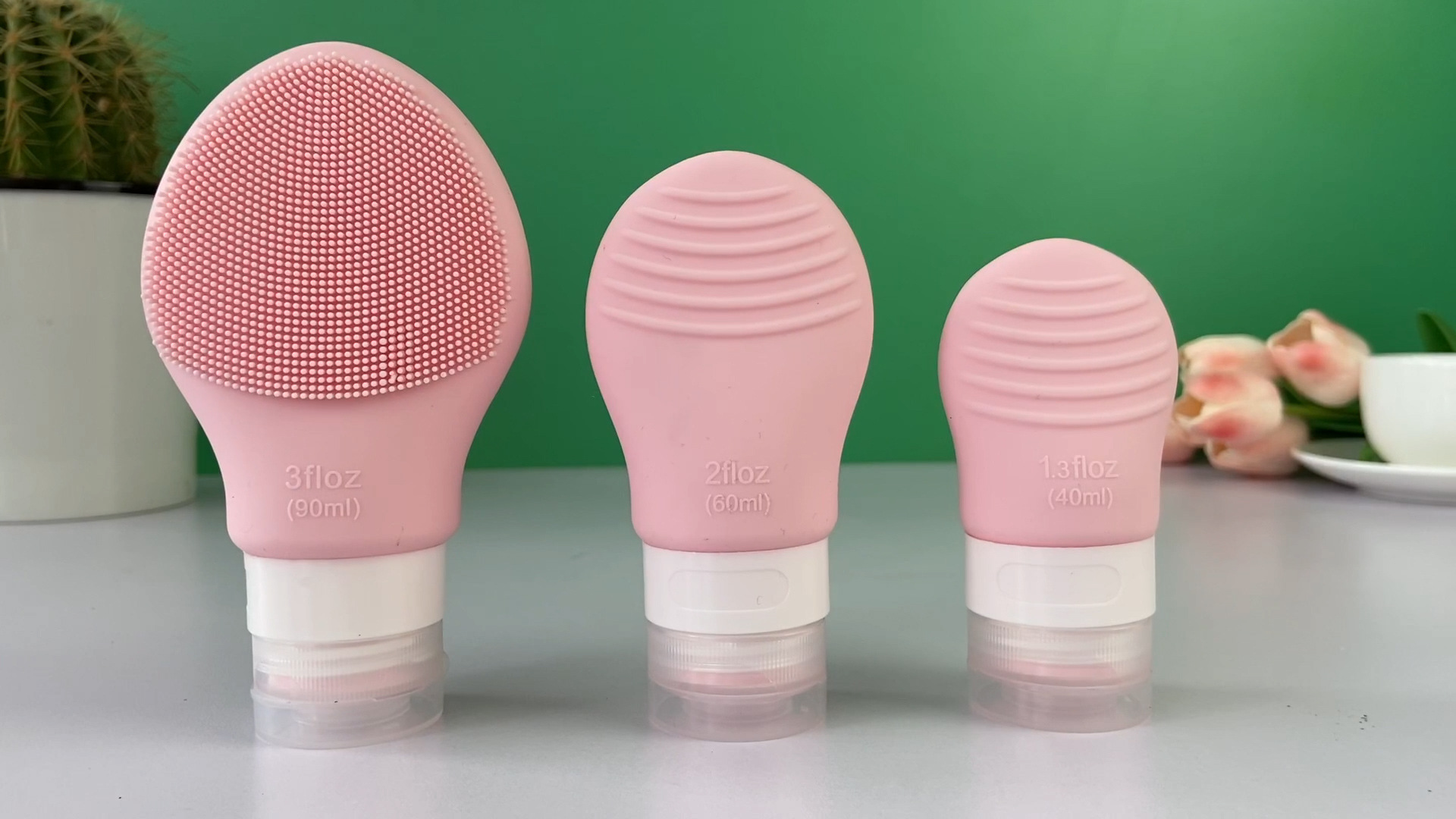 Silicone travel bottle set of 12