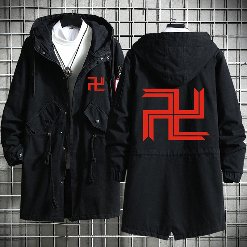 Tokio héroe Avengers Saano wanshilang Dragón Palacio Templo Ataque Especial ropa mismo estilo de los hombres y las mujeres trench coat Nuevo image 14