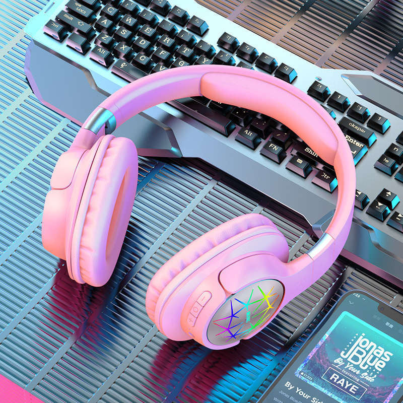 Beliebte LED-Kopfhörer mit Bluetooth von Huaqiangbei, kabellose Spielekonsole Sport E-Sport Gaming-Headset mit langer Akkulaufzeit - 10