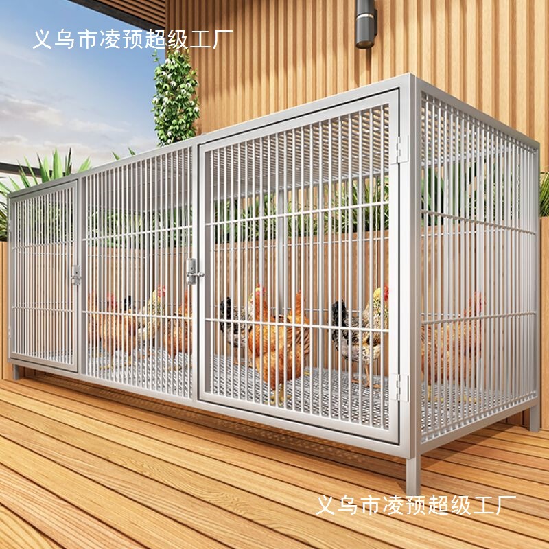 鶏小屋肥厚家庭用屋外大型防ねずみ折りたたみ鶏小屋家禽暗号化された防ねずみ特大飼育ケージ|undefined