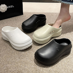 Cross-border rain boots men's and women's work shoes 2023 new EVA lightweight workshop water shoes rubber shoes solid color simple nurse shoes