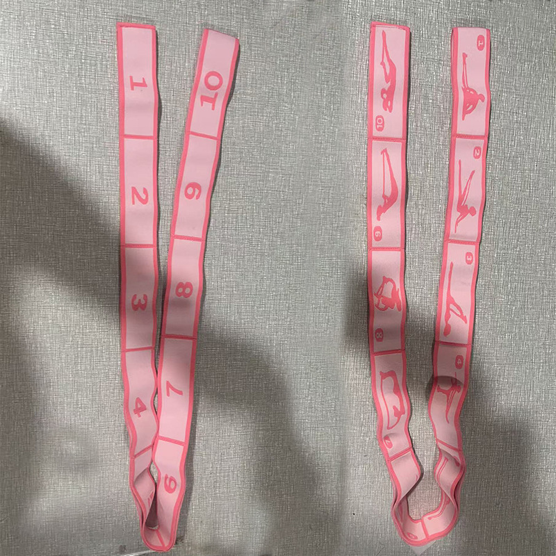 子供用ダンス専用ストレッチベルトストレッチベルトデジタルセグメント抵抗ベルトヨガストレッチベルトトレーニングストレッチベルト