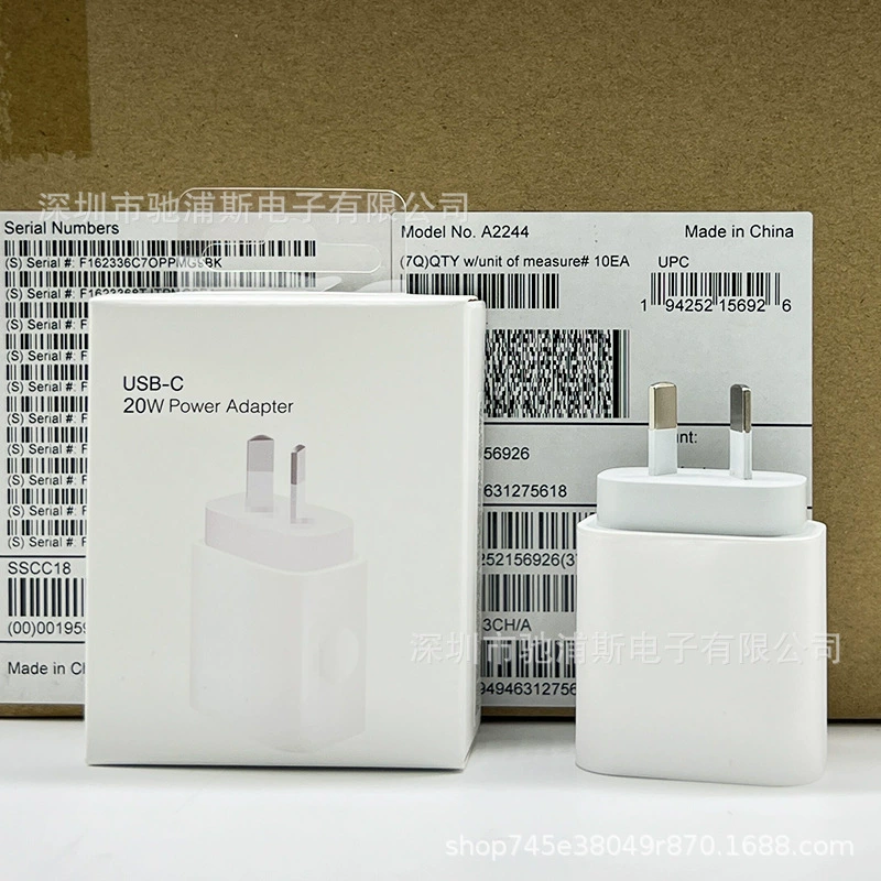 Австралийский стандарт Fast charging адаптер 20W для iPhone 15 14 Pro Max 12, разъем type-c кросс-бордер