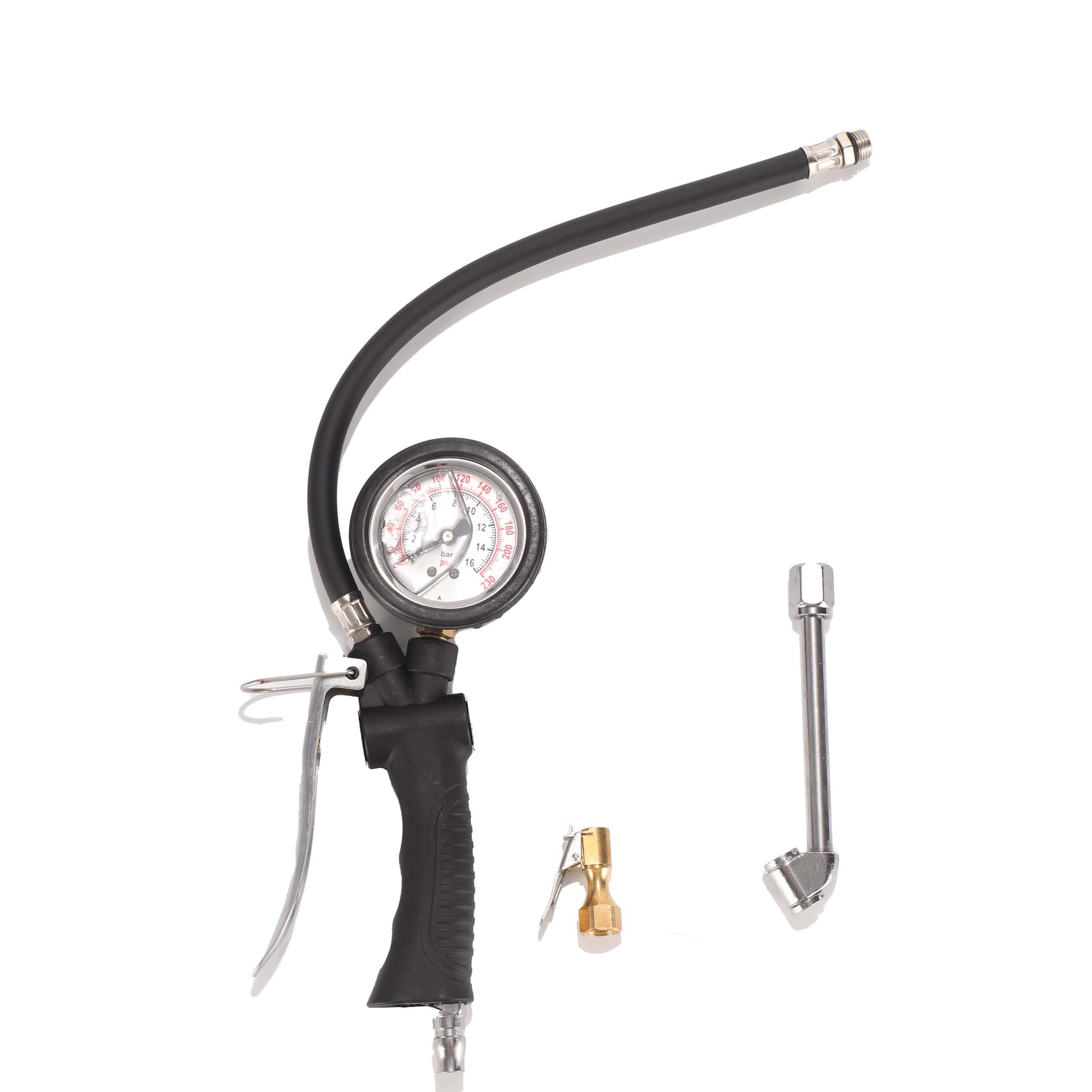 High-Precision Tire Pressure Gauge, Digital Display Pressure Meter, Car Tire Pressure Gauge, Oil-Immersed Tire Pressure Gauge, Inflator Gauge Wholesale
