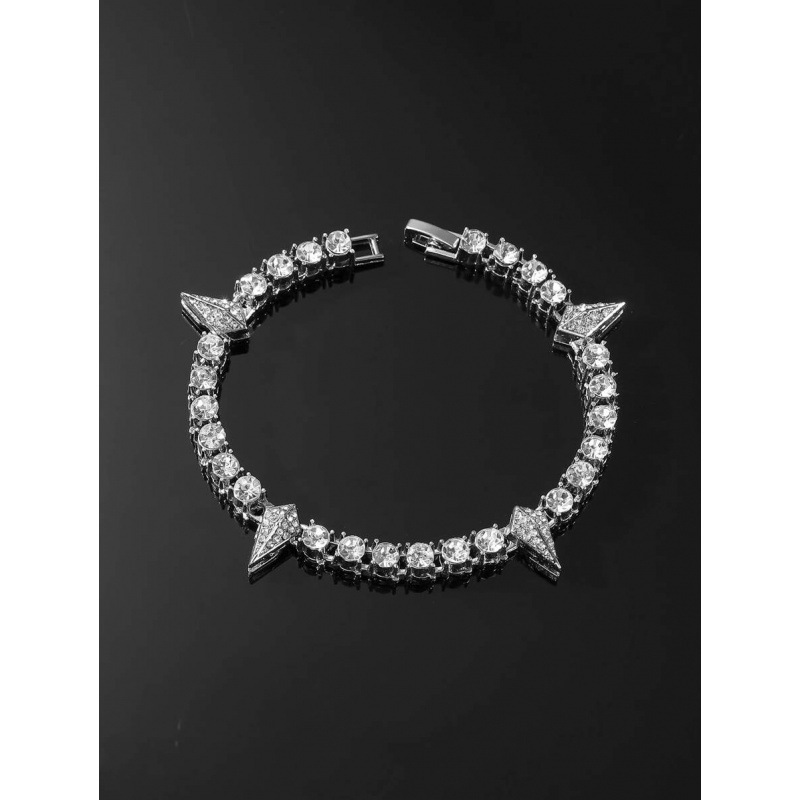 2026 H1571 Cross-Border Export Model Jump Tennis Chain with Teardrop Cubic Zirconia