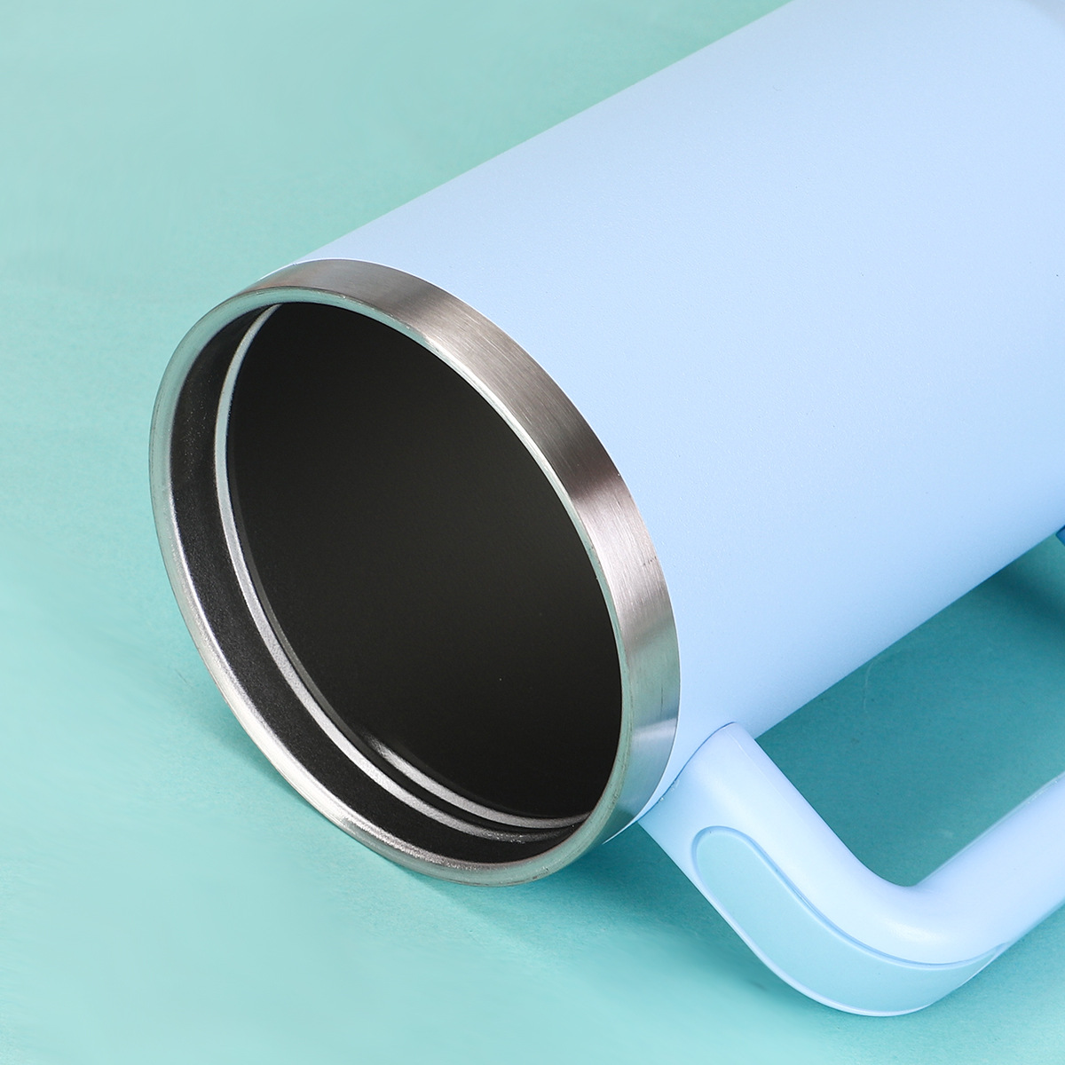 Double-walled Vacuum Insulated Straw Cup 40oz Large Capacity_voghion.com