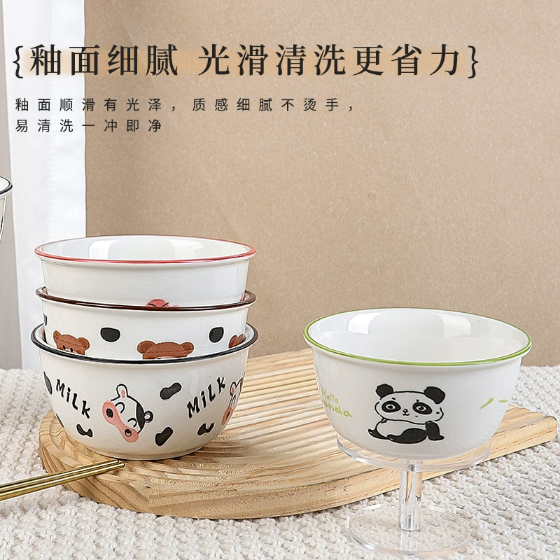Ceramic cute cartoon children's tableware for food