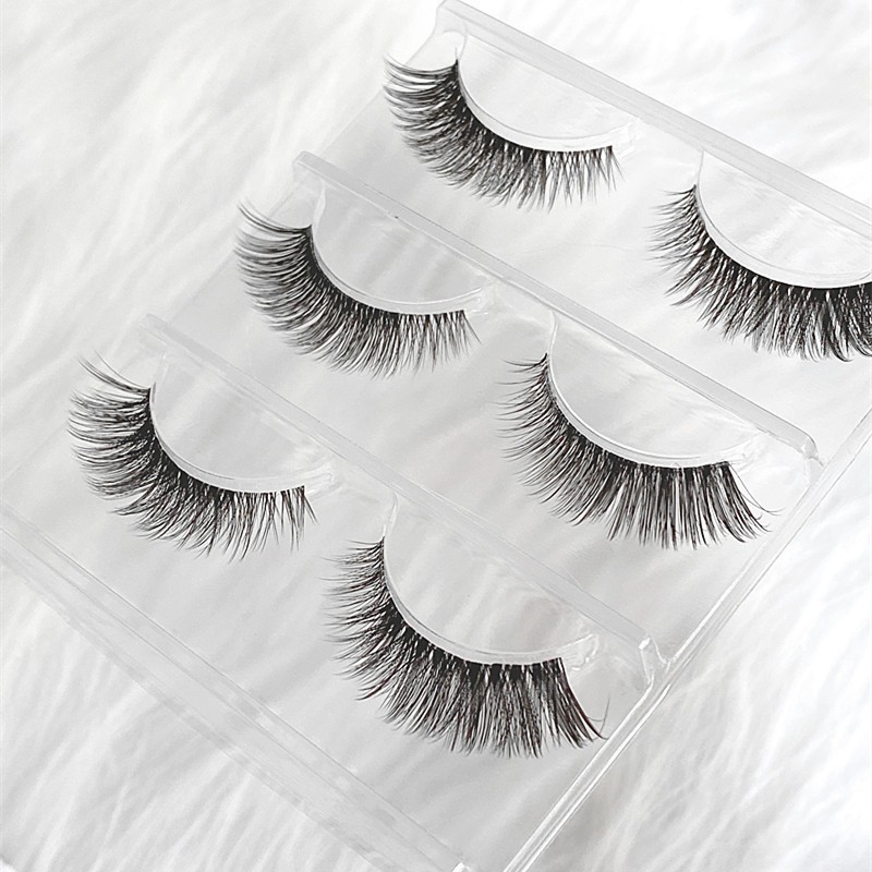 52g Weight False Eyelashes Makeup Tools Types 1 Set Quantity High-Grade Fiber Material Solid Color Pattern Classic Style Style Classic Style Solid Color High-Grade Fiber False Eyelashes 1 Set 4