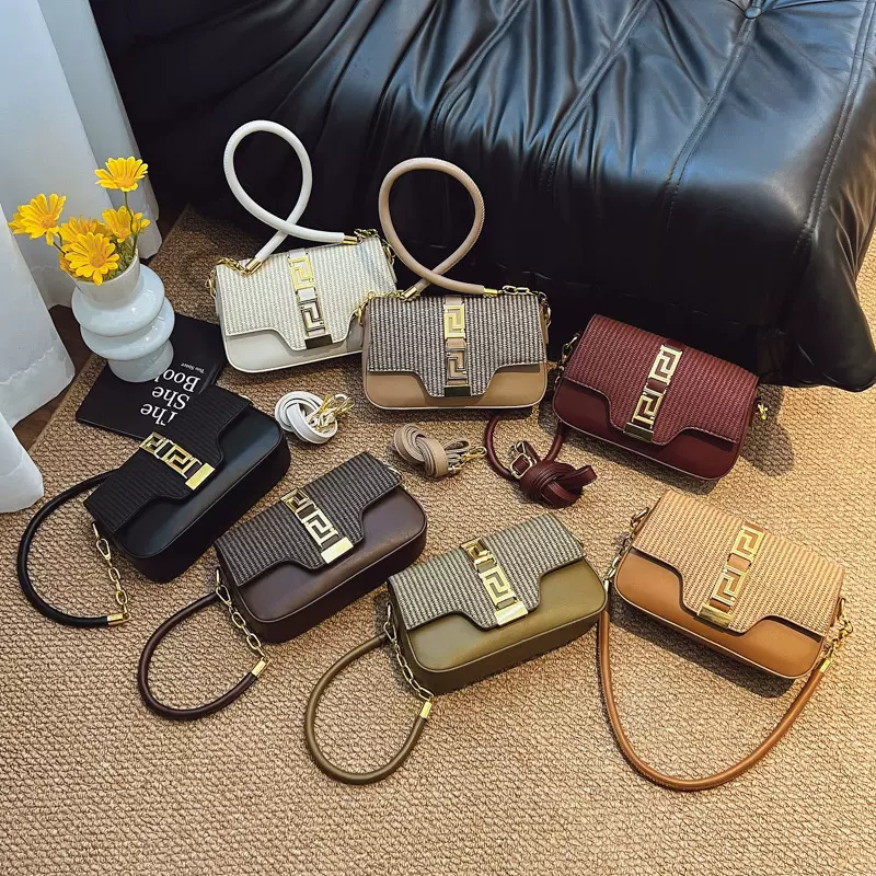 高级感小众设计马鞍包女2025新款韩版简约腋下包时尚单肩斜挎女包