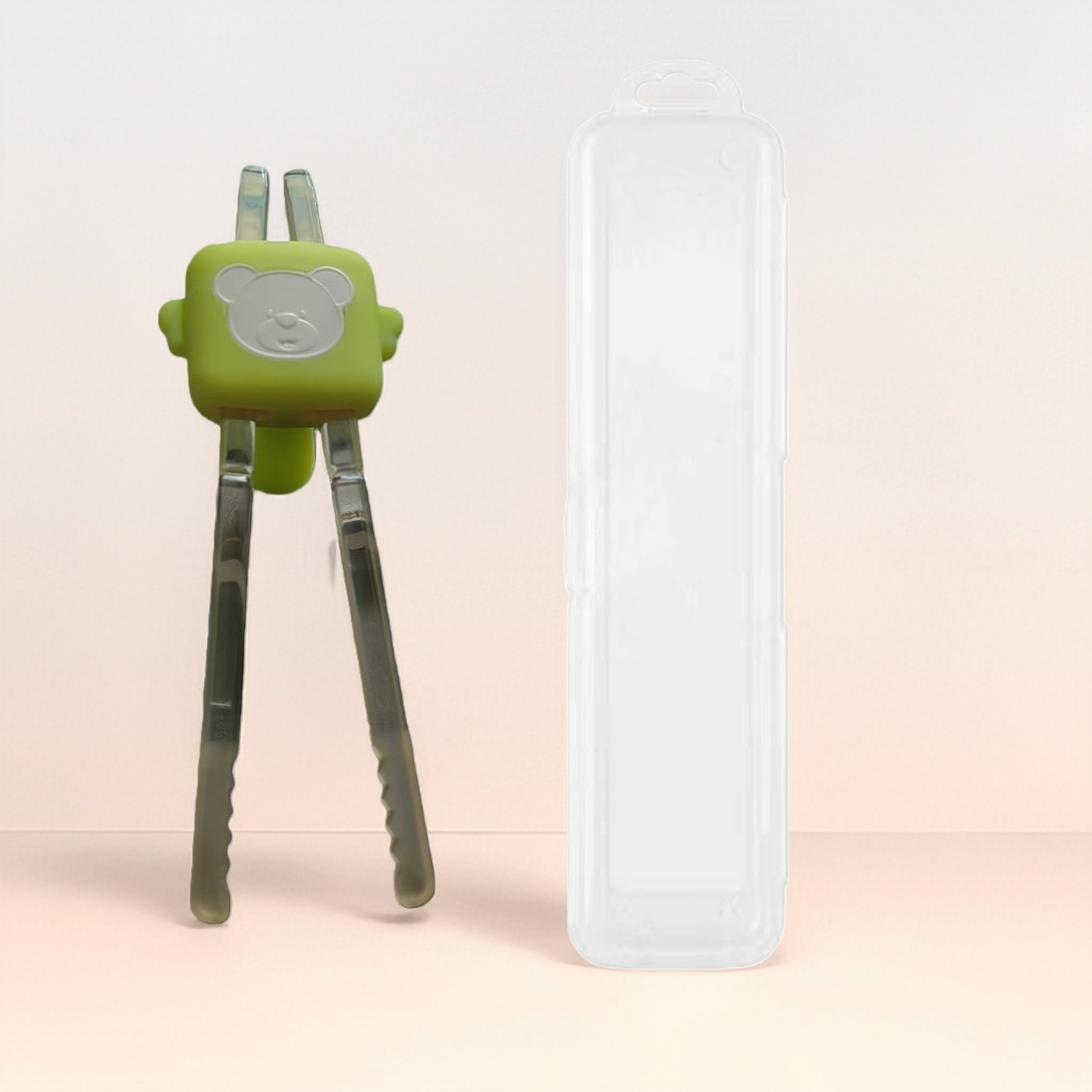 곰돌이 조절식 젓가락 케이스 세트