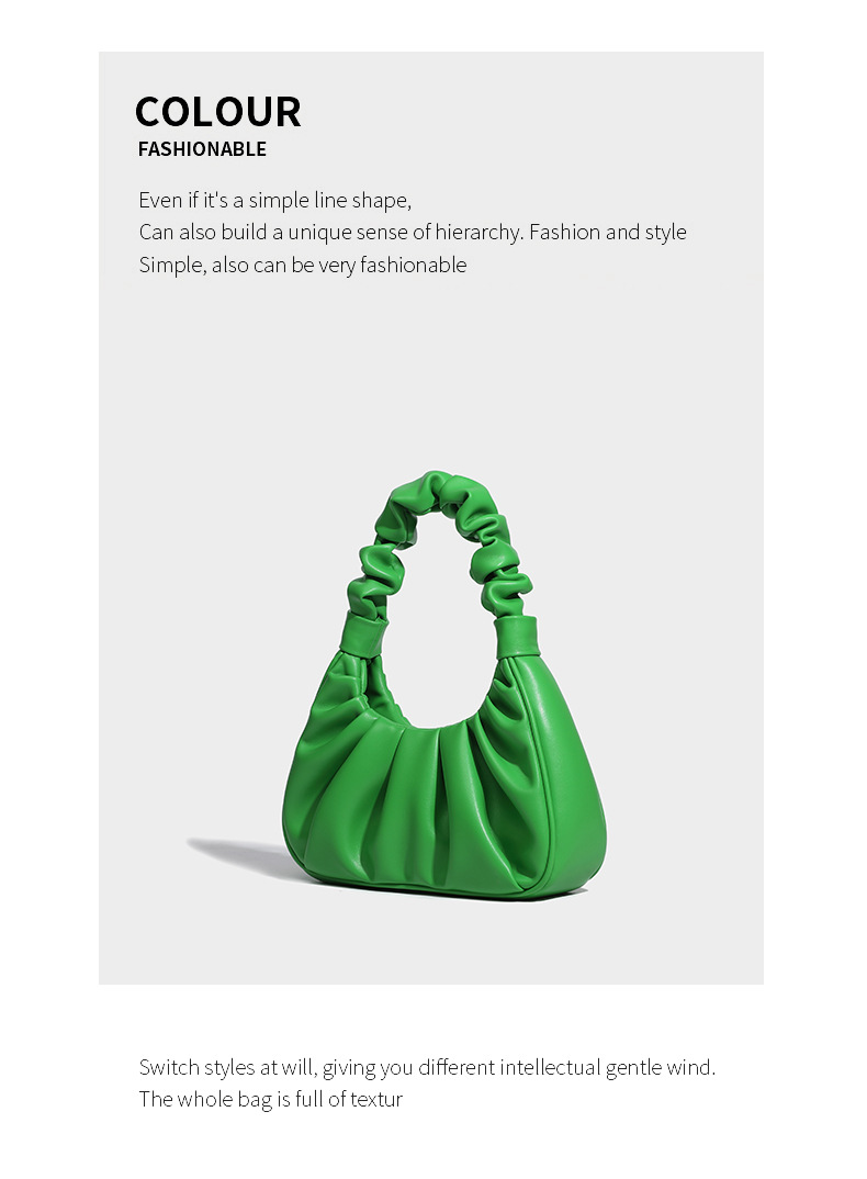 Shoulder Bag For Women Soft Leather Cloud Dumpling Handbag_voghion.com