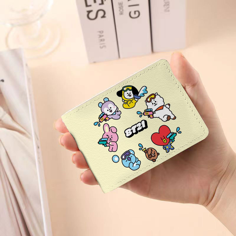 BTS应援驾驶证保护套二合一行驶证机动车驾照本皮套高颜值卡包