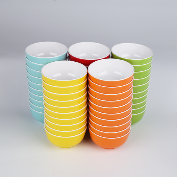 A8 grade melamine plastic two-color small bowl rice bowl soup bowl…