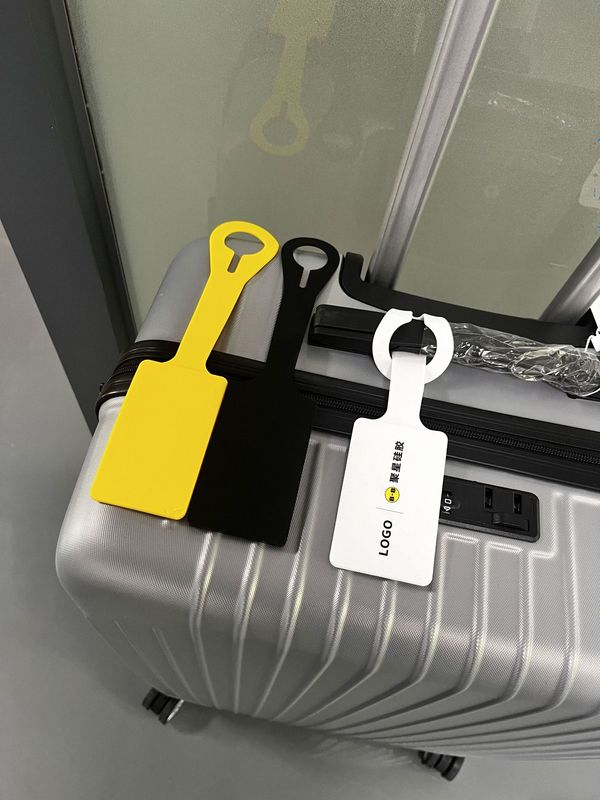 工場直販シリコン荷物タグ、チェックタグ、搭乗券、バッグ紛失防止バックル、スーツケースタグ、マルチカラーオプション|undefined