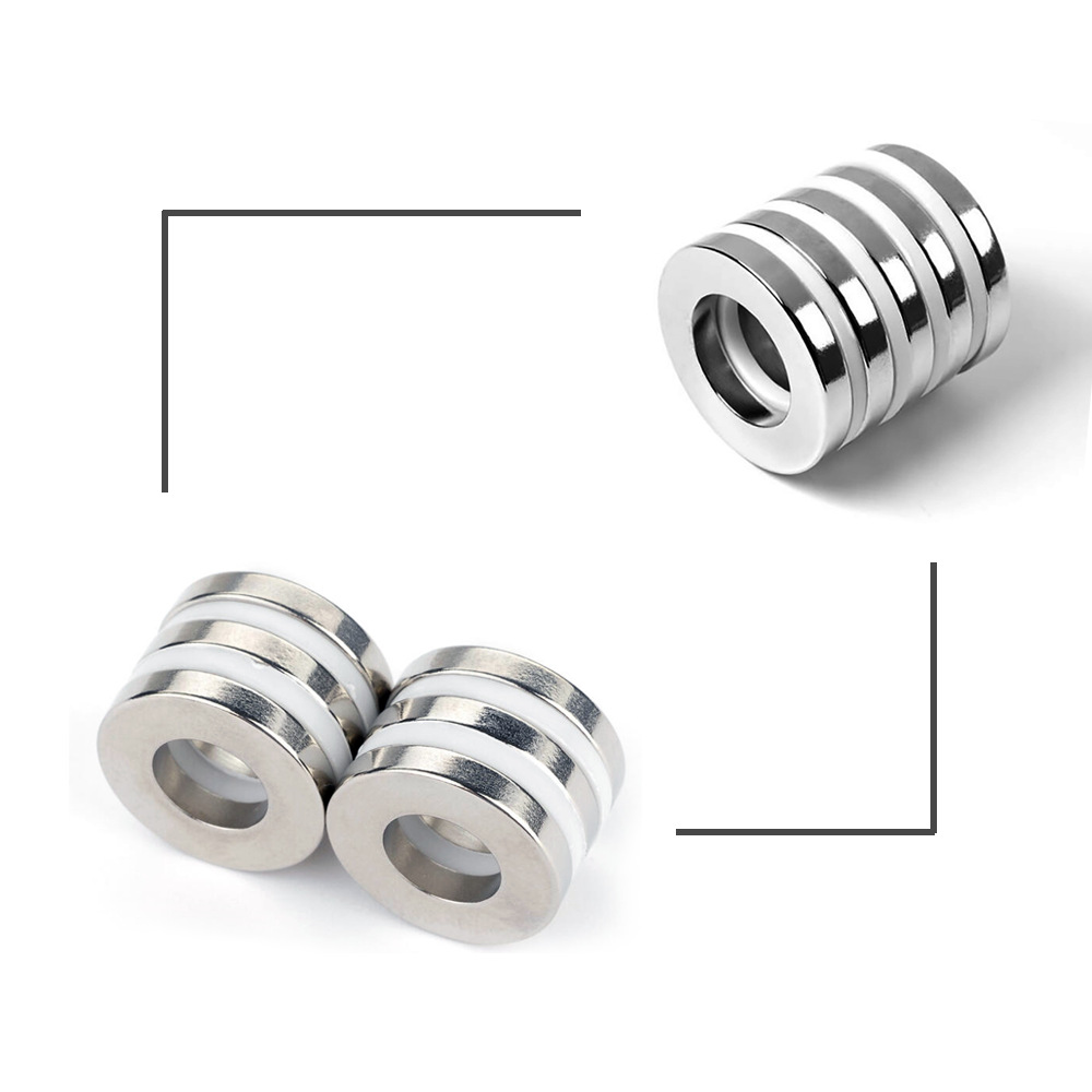 广州钕铁硼厂家圆片强力磁铁圆形镀镍磁吸玩具电子仪器超强磁铁