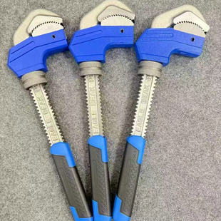 Large Opening F-Type Quick Pipe Wrench Multi-Functional Opening Right Angle Wrench Household Plumbing Pipe Fittings Manual Pipe Wrench Wrench