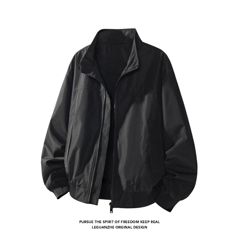 Giacca da uomo GTAL, stile duro, con collo alto a tre punte, stile American Flight, di alta qualità, alla moda e di alta qualità_voghion.com