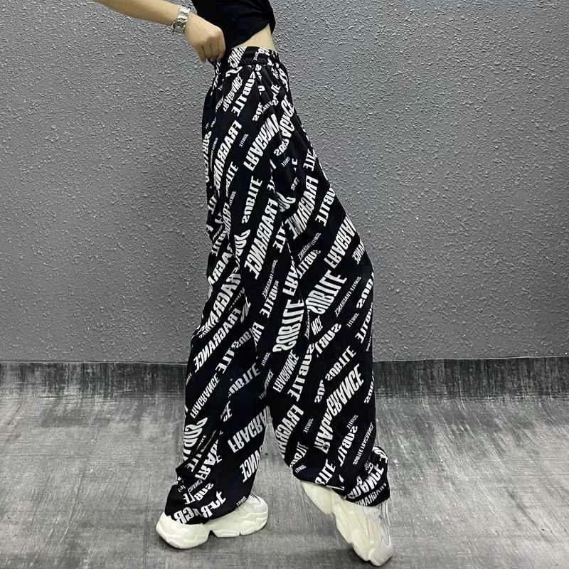 Классные, легкие, дышащие, повседневные широкие брюки для женщин, новый летний стиль, свободные, облегающие, прямые, универсальные широкие брюки длиной до пола с высокой талией.