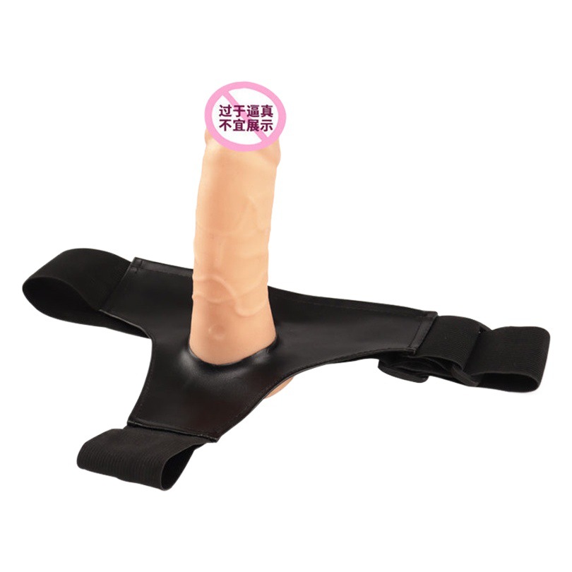 Wearing Hollow Penis Couple Adult Sex Products Bold and Lengthened Men's Stem Cover Women's Utensils Leather Pants