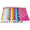 Birthday party party tablecloth family hotel camping barbecue table cloth disposable plastic dot tablecloth