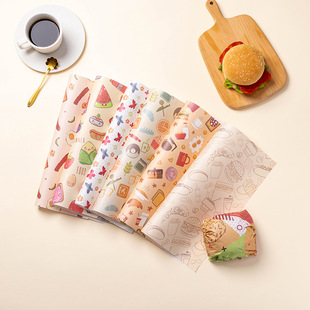 Tray Paper Disposable Dinner Plate Paper a Pack of 900 Hamburger Placemat Paper Oil-Proof Food Baking Paper