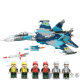 Compatible with Lego Fighter Adult Building Blocks Boy Fighter Assembled Aircraft Giant Children's Birthday Toy